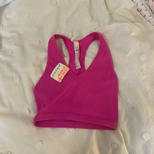 Pink free people top size XS